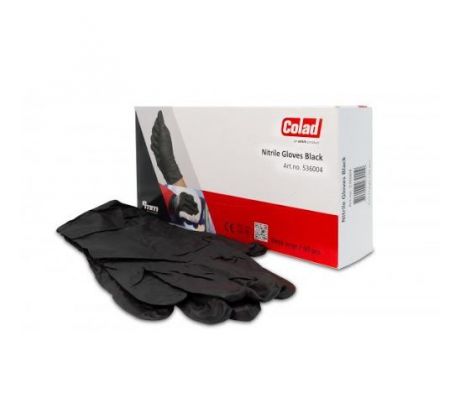 COLAD - Nitrilové rukavice černé 60 ks/bal.